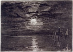 منارة شيلدز ، c.1825 (mezzotint)